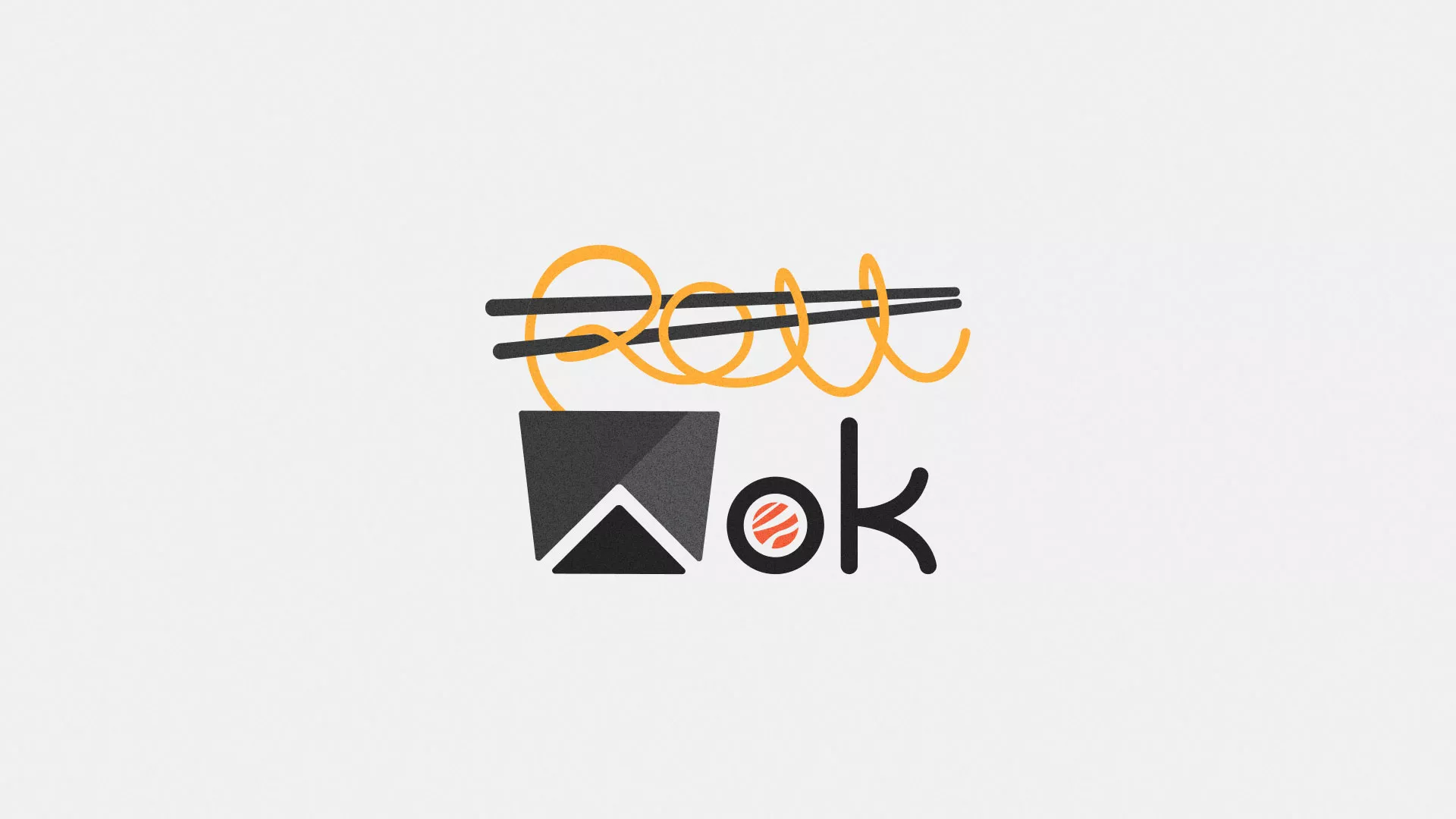 Разработка логотипа в Мирном для суши-бара «Roll Wok Club» Разработка логотипа в Мирном для суши-бара «Roll Wok Club»